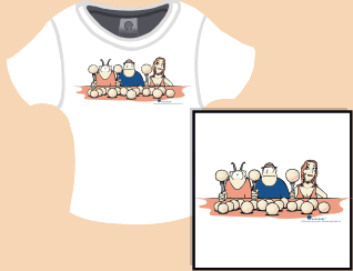 T-Shirt Motiv: Knödelessen